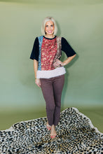 Load image into Gallery viewer, Ostritch Feather Hem Multi Color Top
