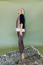 Load image into Gallery viewer, Ostritch Feather Hem Multi Color Top
