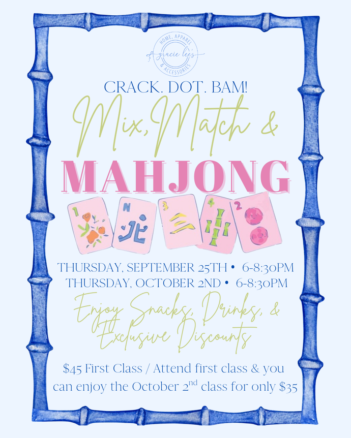 Mahjong Night 2-10/2