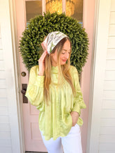 Load image into Gallery viewer, Karlie Satin Pleat Button Up
