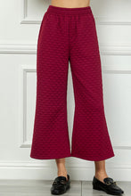 Load image into Gallery viewer, Honeycomb Maroon Pants
