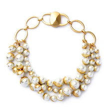 Load image into Gallery viewer, Pearl Cluster Necklace
