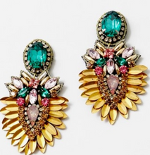 Load image into Gallery viewer, Wicked &amp; Bejeweled Statement Earrings
