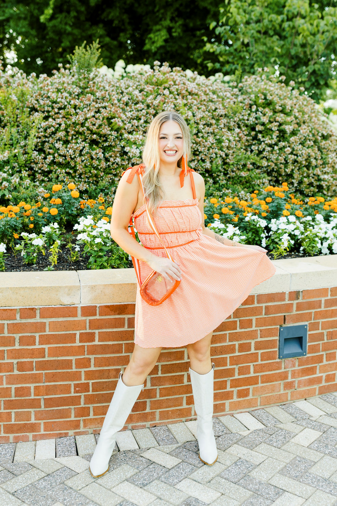 Vols & Victory Gingham Dress