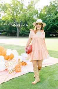 Tie it up Gingham Dress