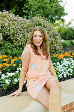 Load image into Gallery viewer, Licensed Tennessee Mini Icon Gingham Collar Dress
