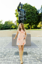 Load image into Gallery viewer, Licensed Tennessee Mini Icon Gingham Collar Dress
