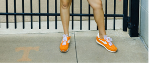 Dolce Vita Orange and White Tennis