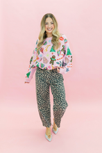 Load image into Gallery viewer, Queen of Sparkles Light Pink Christmas Icons Sweatshirt
