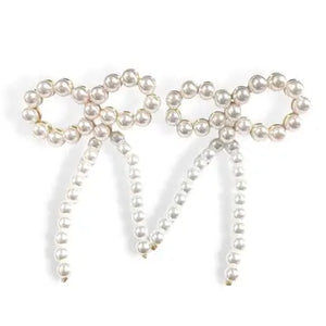 Pearl Bow Earring