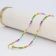 Load image into Gallery viewer, Be Happy Gemstone Necklace
