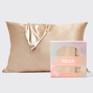 Holiday Standard Pillowcase 2pc - Champagne