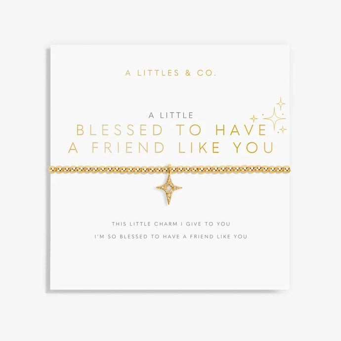 A Little Blessed To Have A Friend Like You Bracelet