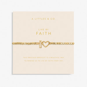 Forever Yours Live By Faith Bracelet