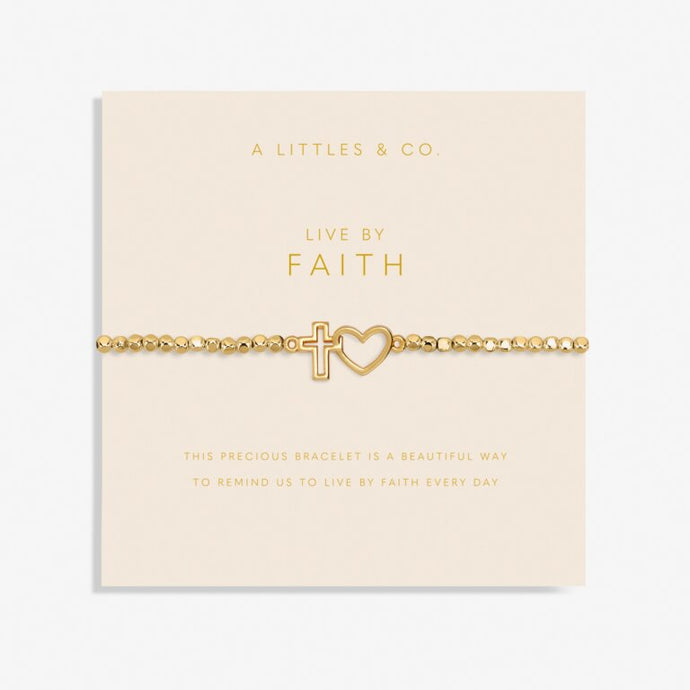 Forever Yours Live By Faith Bracelet