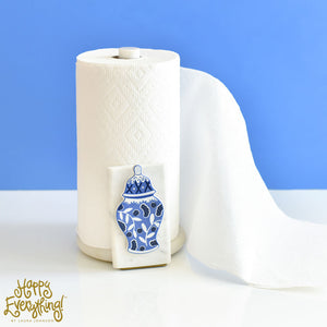 Happy Everything Mini Marble Paper Towel Holder