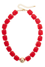 Load image into Gallery viewer, Palermo Resin Beaded Necklace
