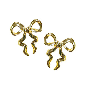 Brianna Cannon Gold Bow Earrings