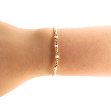 Load image into Gallery viewer, White Dainty Poppi Beaded Bracelet
