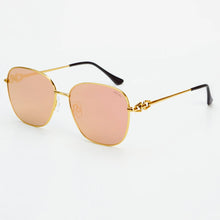 Load image into Gallery viewer, Lea Pink Mirror Sunglasses
