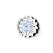 Load image into Gallery viewer, Blue Ruffle 8” Pie Dish - Coton Colors
