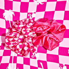 Load image into Gallery viewer, Kitsch Barbie Satin Scrunchies
