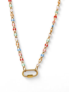 Paint The Town Carabiner Necklace