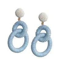 Nantucket Raffia Earring - Gaby & Grace