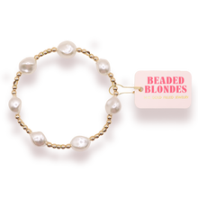 Load image into Gallery viewer, Sadie Pearl Bracelet in Gold
