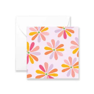 Flower Power Mini Greeting Card