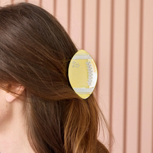 Load image into Gallery viewer, GO FOR THE GOLD FOOTBALL CLAW CLIP |
