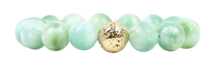 Kendley Streach Braclet Green Marble