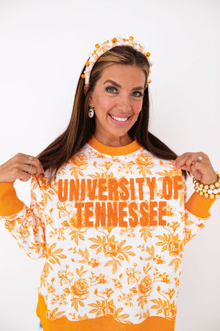Tennessee Floral Toile Sweatshirt