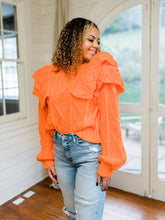Load image into Gallery viewer, The Perfect Fall Orange Sweater
