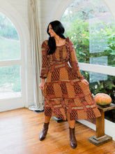 Load image into Gallery viewer, Thinking Thanksgiving Maxi Dress
